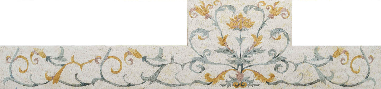 Mosaic Pattern - Bright Amaryllis