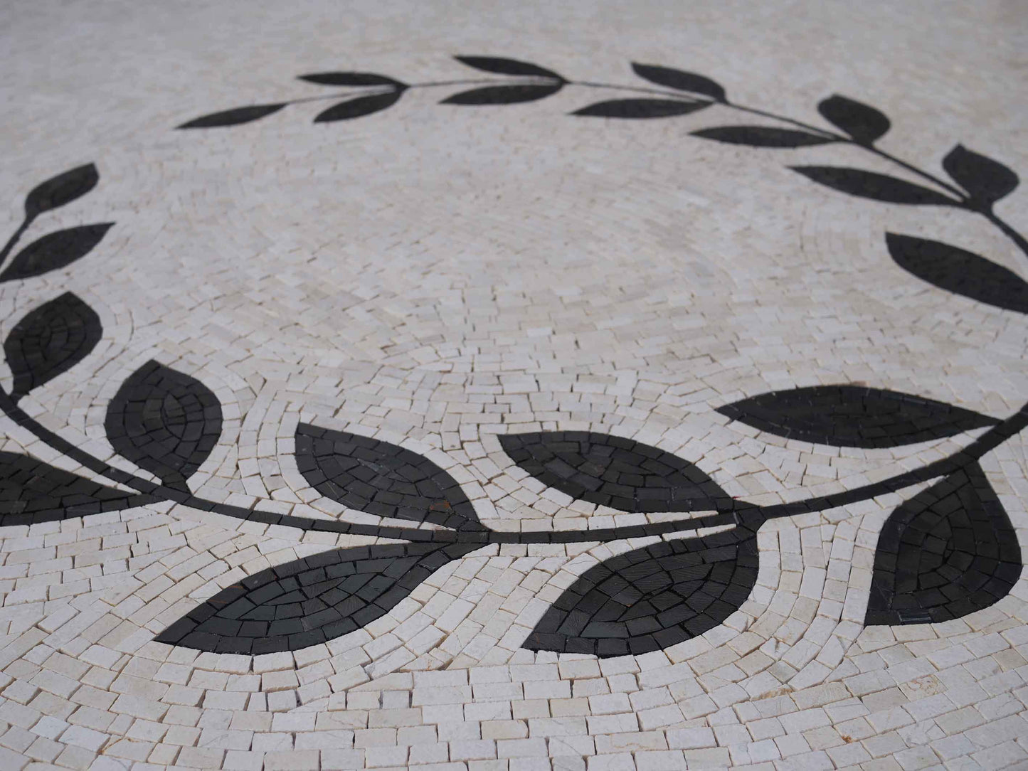 Mosaic Medallion - Greek Crest