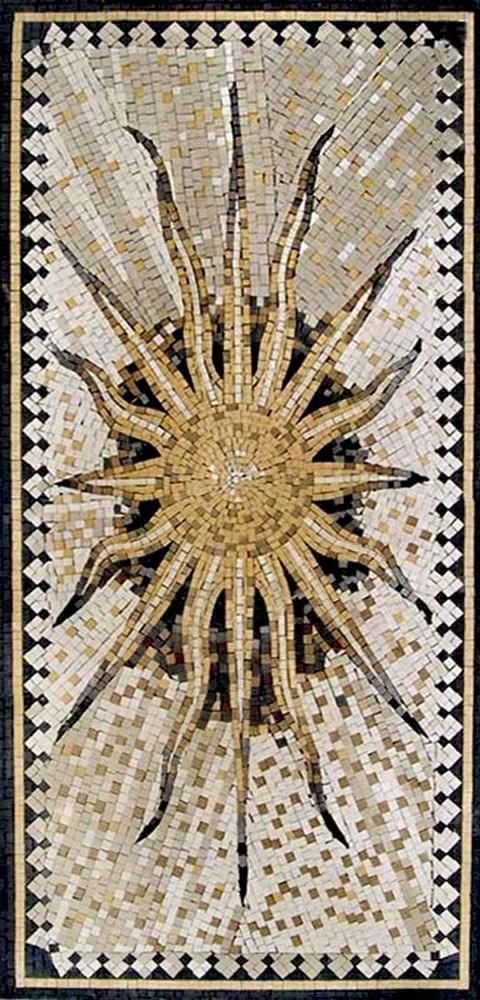 Rectangular Geometric Mosaic - Saule