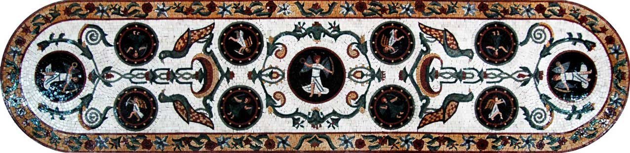 Rug Runner Floor Mosaic - Amoretti