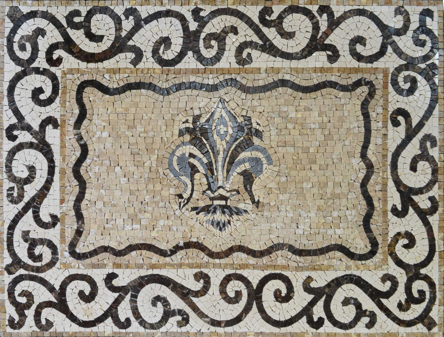 Geometric Marble Mosaic - Geneve