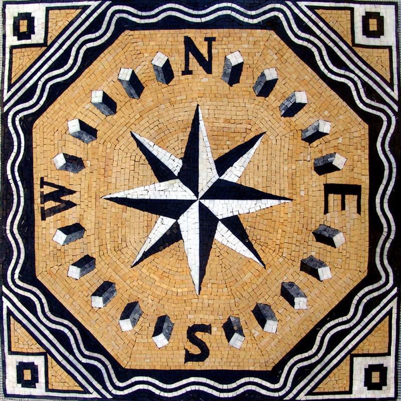 Geometric Mosaic - Wind Rose