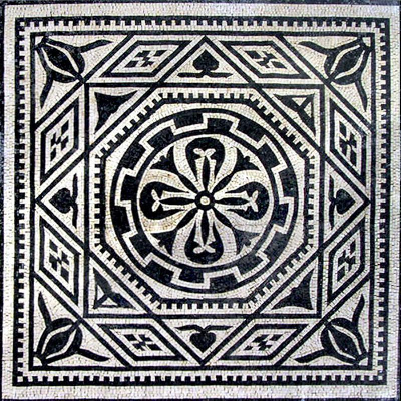 Marble Mosaic Panel - Ovid