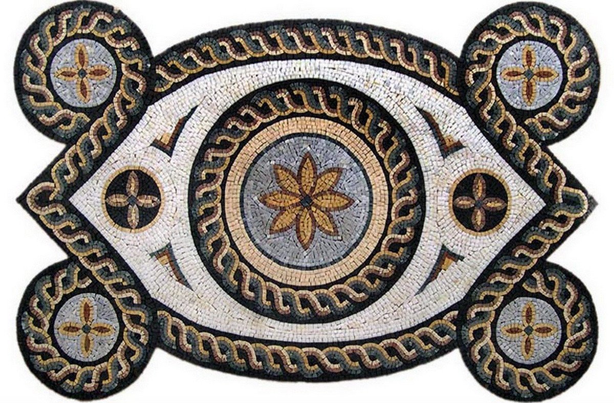 Rectangular Roman Mosaic - Atticus