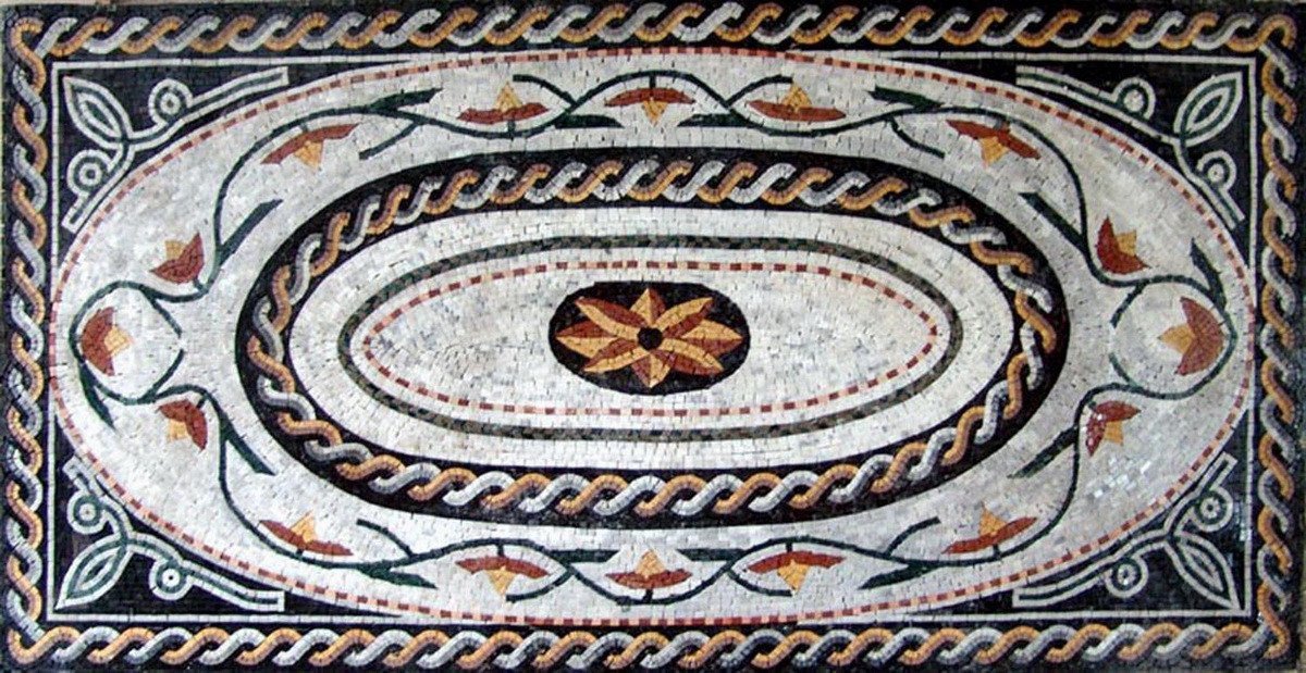 Flower Mosaic Rug - Sansa