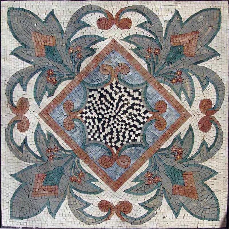 Geometric Flower Mosaic - Remi