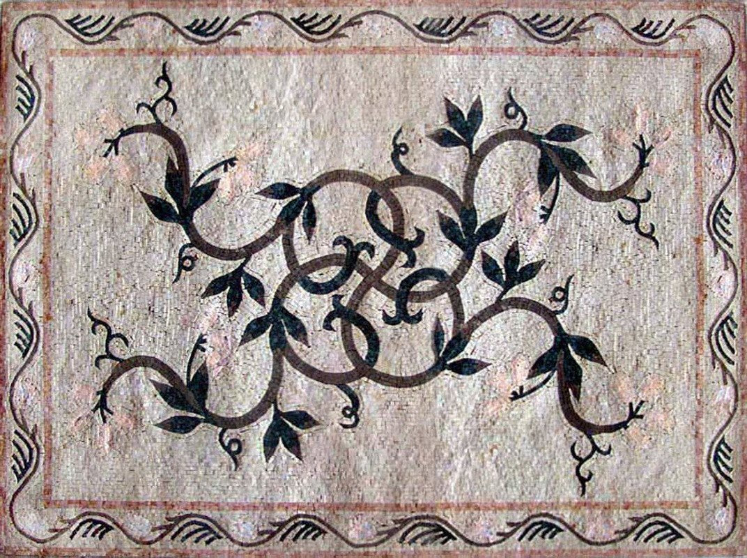 Floral Mosaic Rug