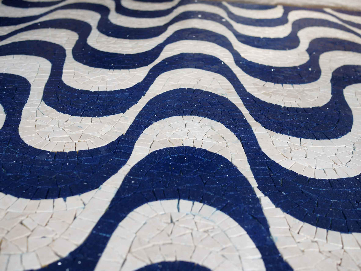 Dalga - Geometric Stone Mosaic Pattern