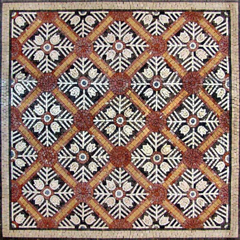 Geometric Floral Mosaic - Septima