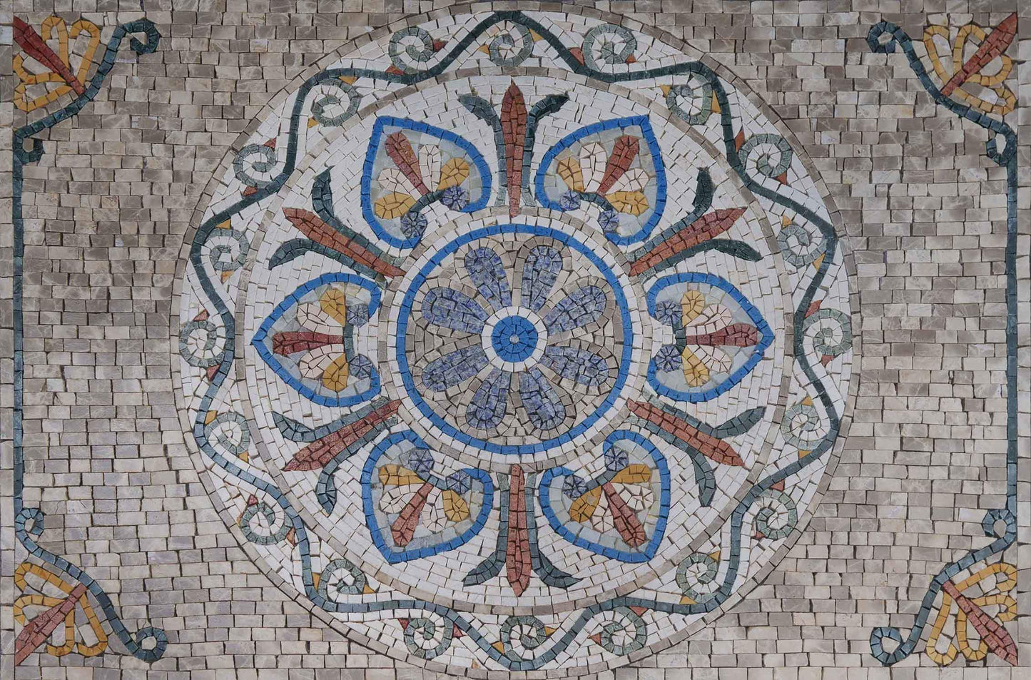 Geometric Flower Medallion - Lyla