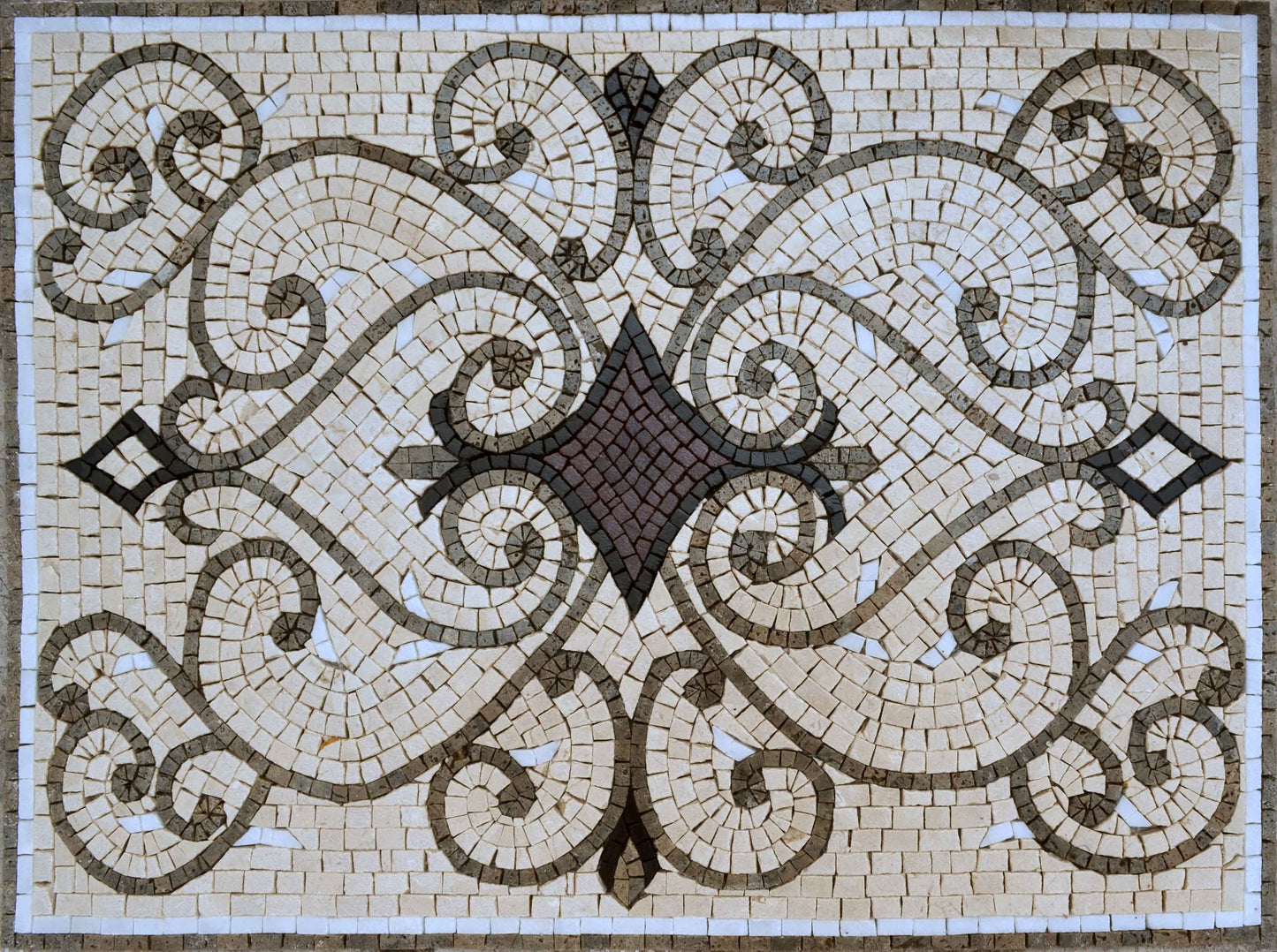 Rectangular Mosaic Rug - Vilmar