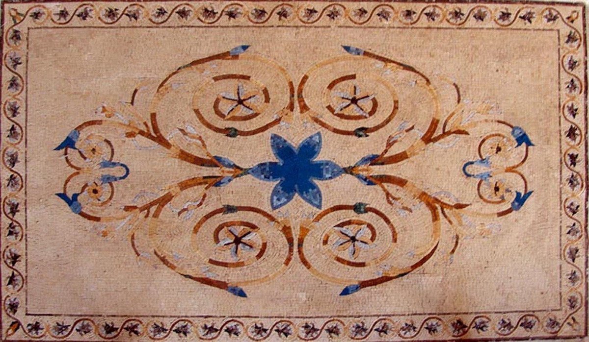 Rectangular Marble Mosaic