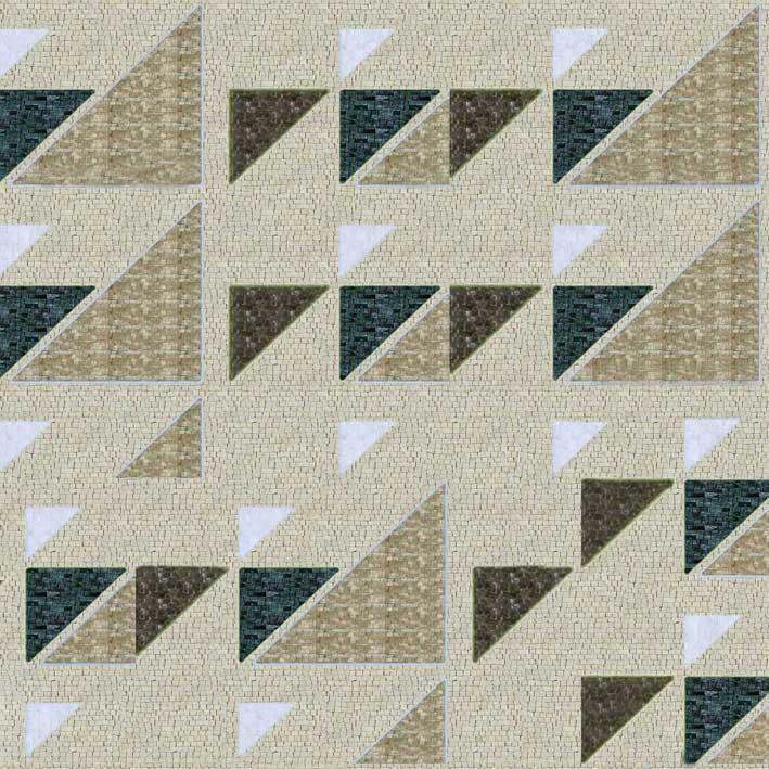 Triangles Mosaic Tile - Galya