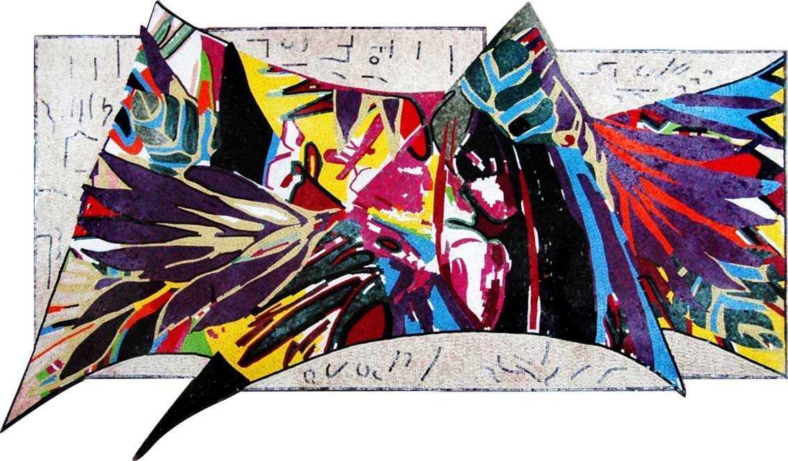 Abstract Mosaic Mural - The Contemporaneous