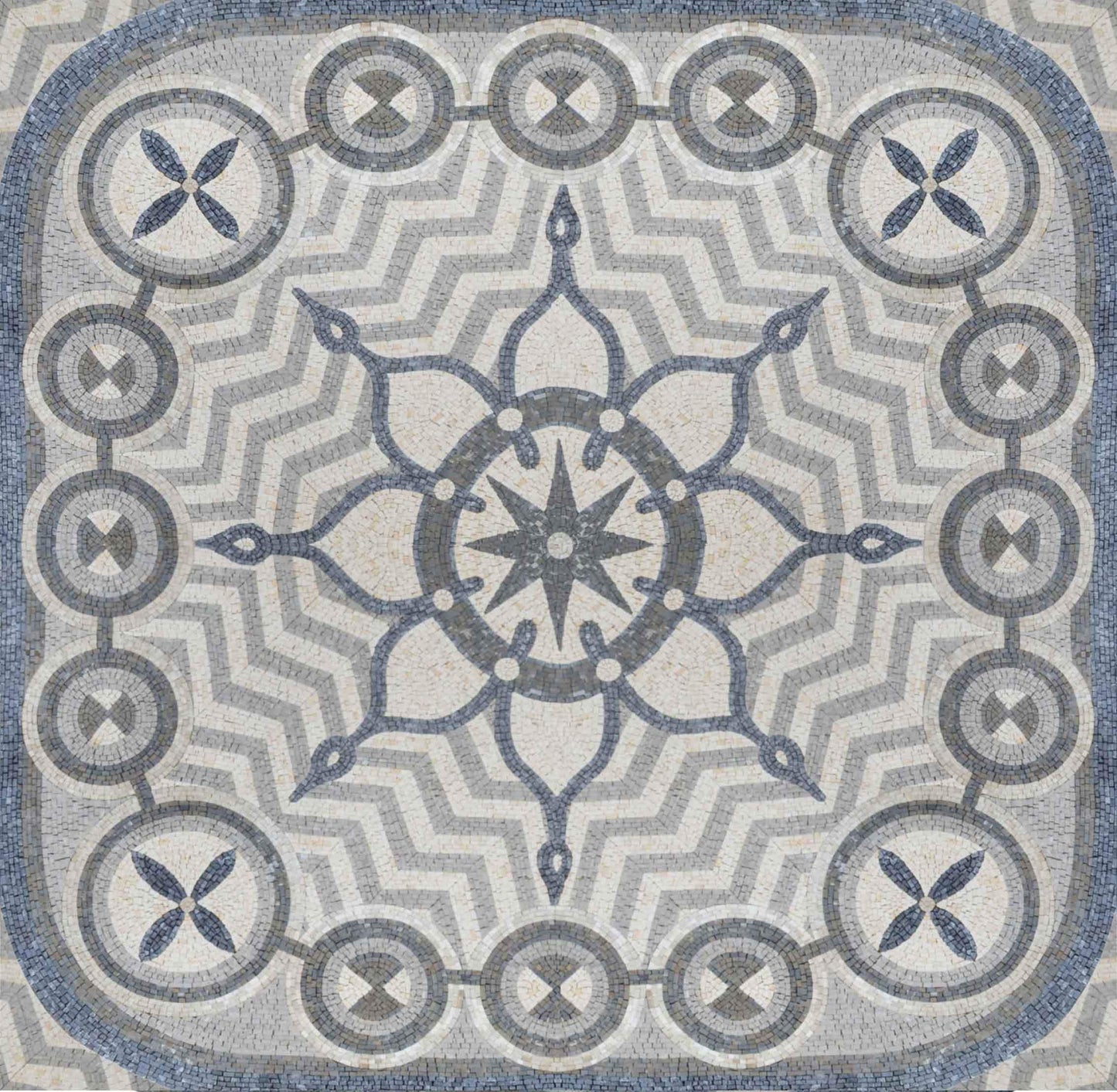 Geometric Mosaic Pattern - Tala