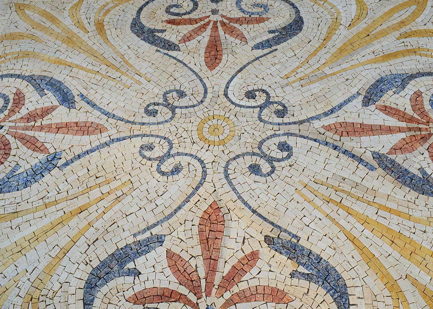 Geometric Floral Mosaic - Anfisa