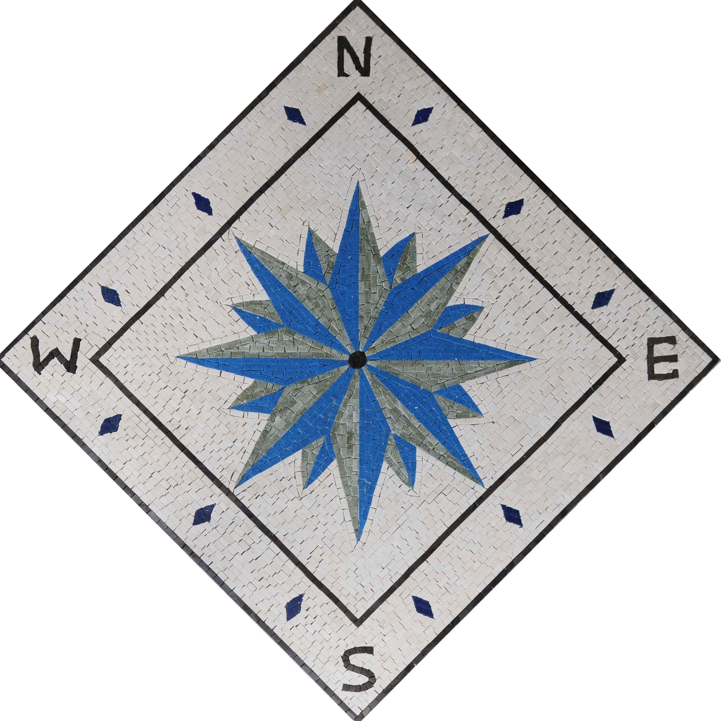 Compass Marble Design - Diamond Direction