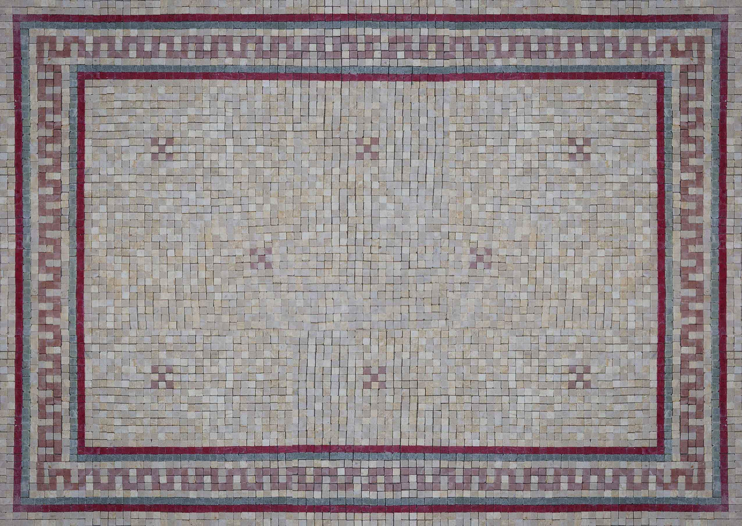 Marble Mosaic Carpet - Rose