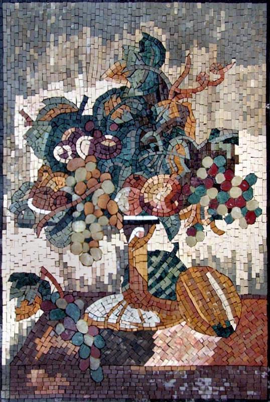 Kitchen Backsplash - Fruits and Honey Mosaic