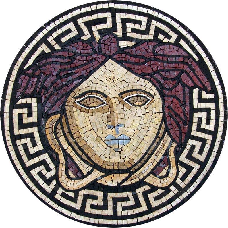 Medusa Mosaic Illustrative Art