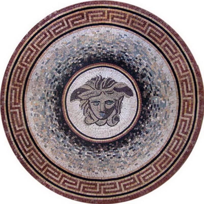 Handmade Stone Medallion - Medusa