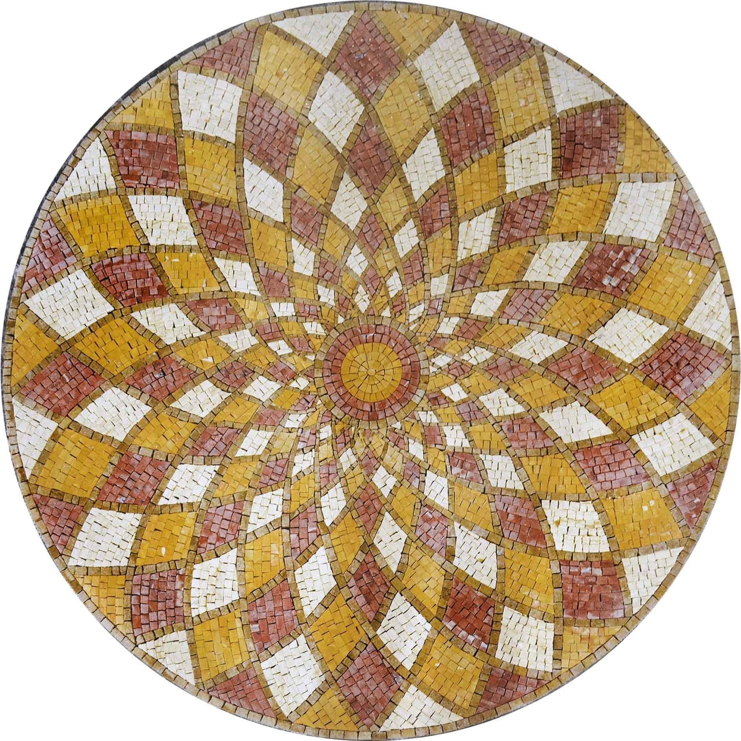 Artisan Marble Medallion - Falak Gold