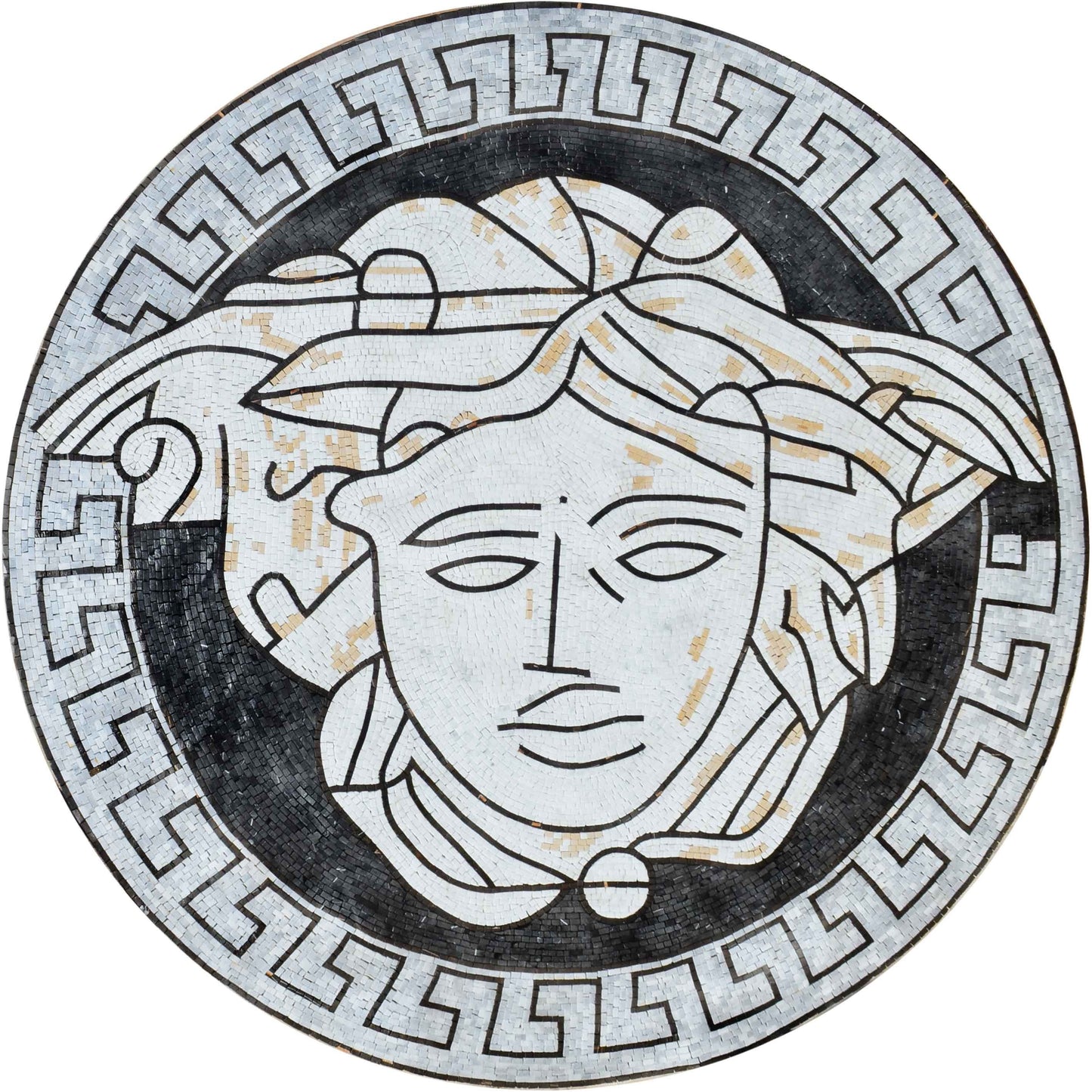 Versace ||| - Marble Mosaic Medallion