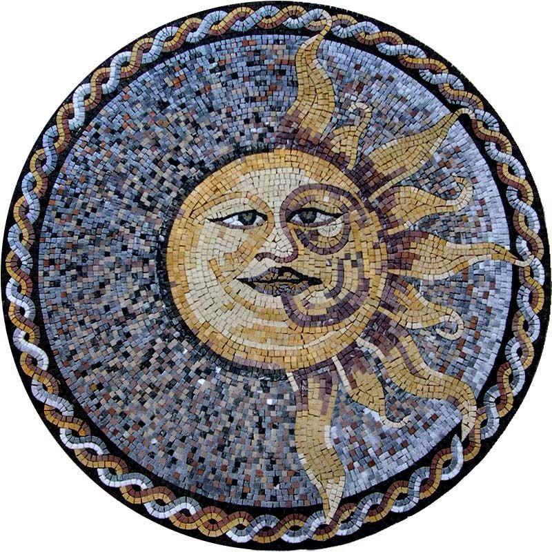Multi-Colored Sun Mosaic - Soleil