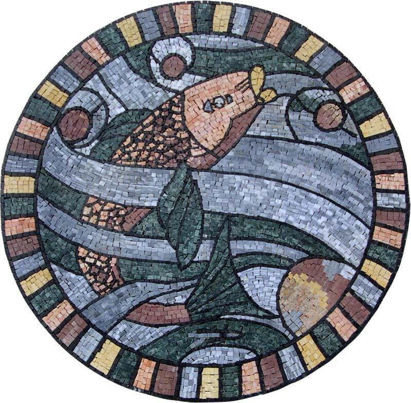 Fish Medallion Mosaic