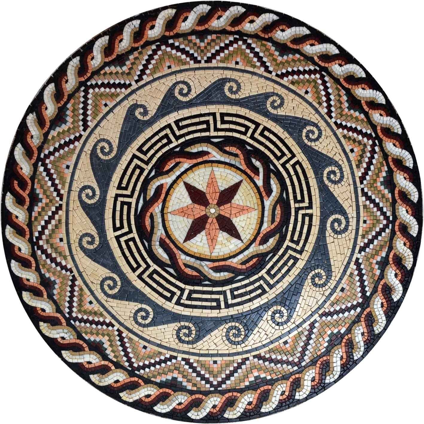 Greco-Roman Medallion Art - Zeus