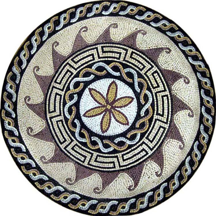 Geometric Flower Mosaic - Florus