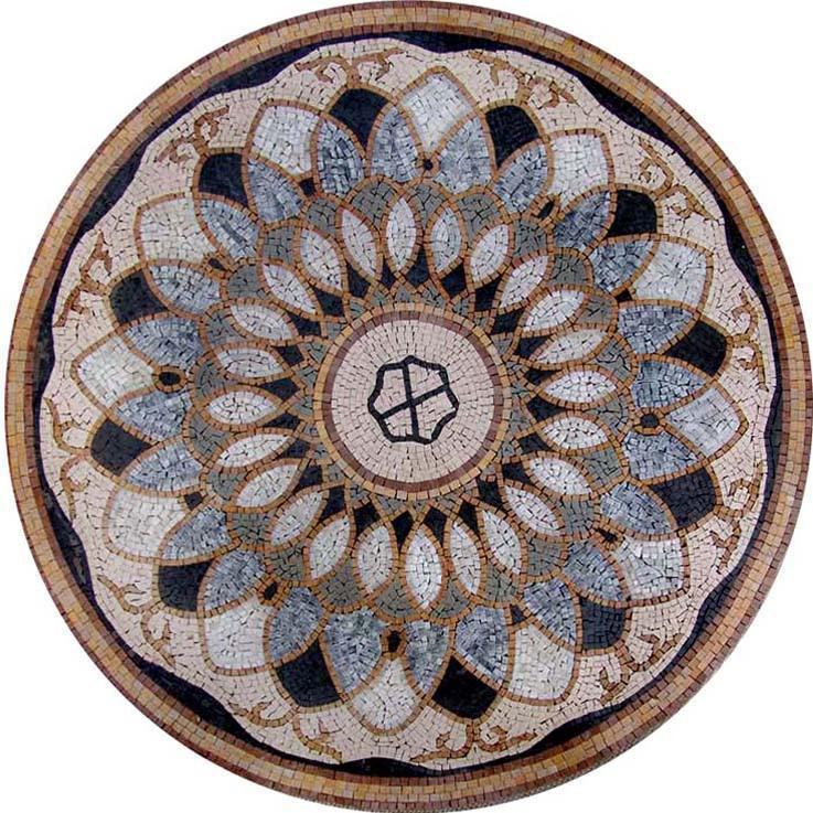Flower Mosaic Artwork - Floria