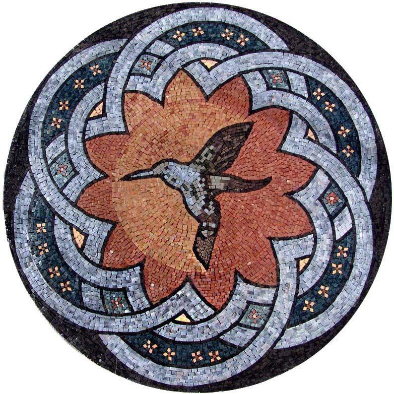 Medallion Mosaic Art - Charm Bird