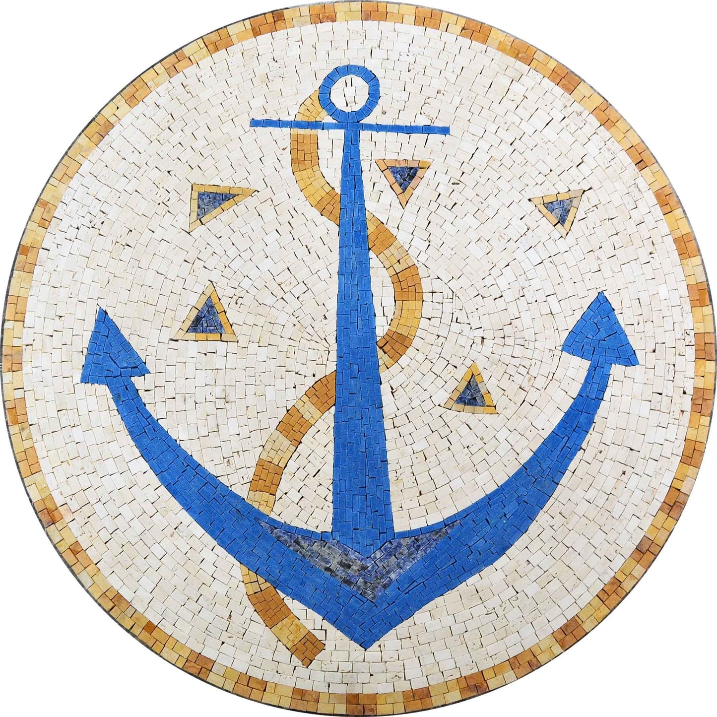 Blue Anchor Nautical Mosaic - Taavi