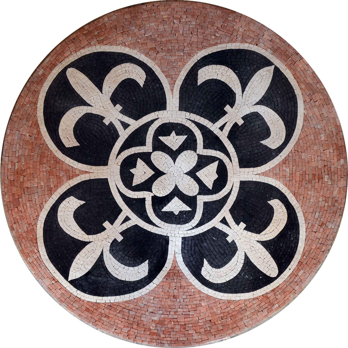 Mosaic Medallion - Medieval Flowers