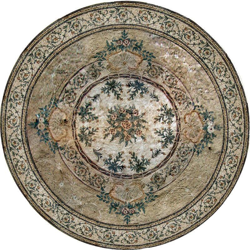 Round Flower Mosaic - Kaya