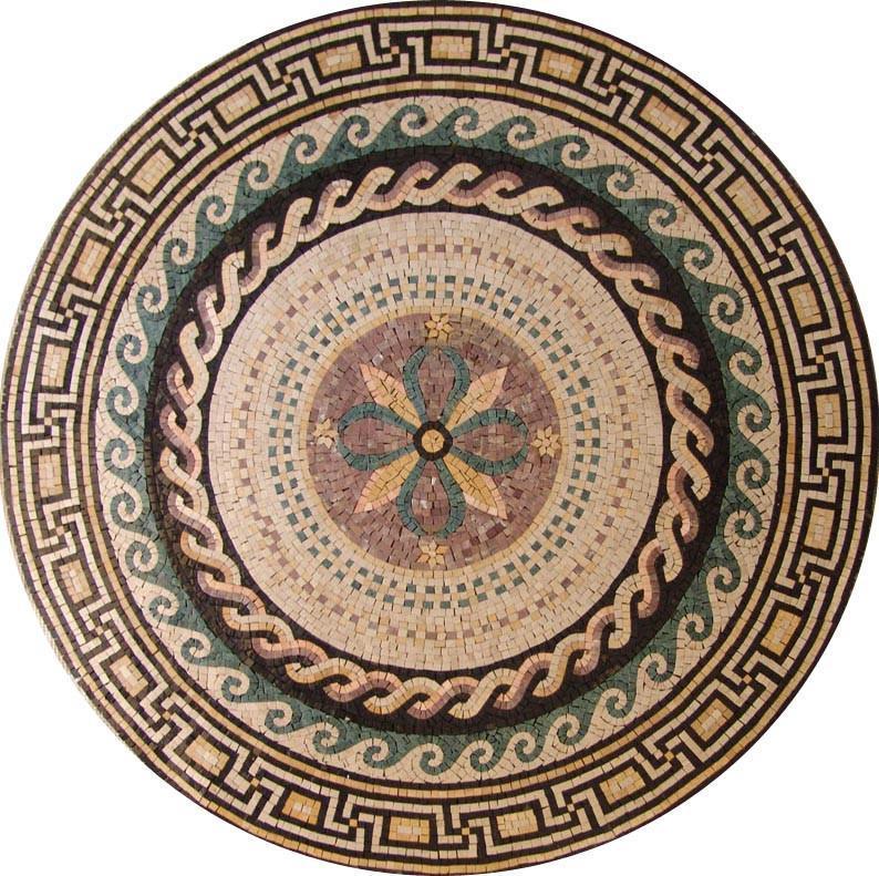 Circular Greco-Roman Mosaic - Taavi