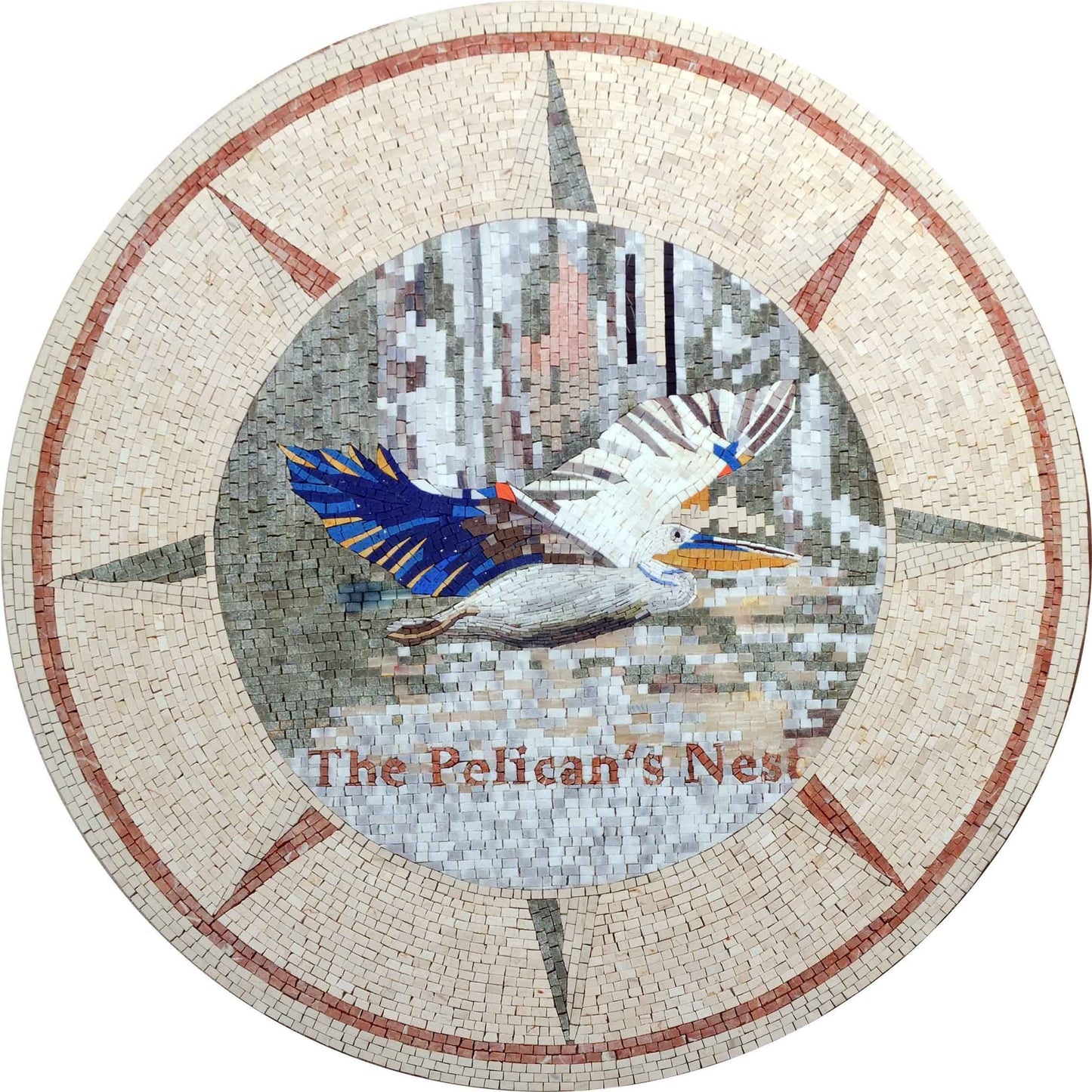 The Pelican's Nest - Mosaic Medallion