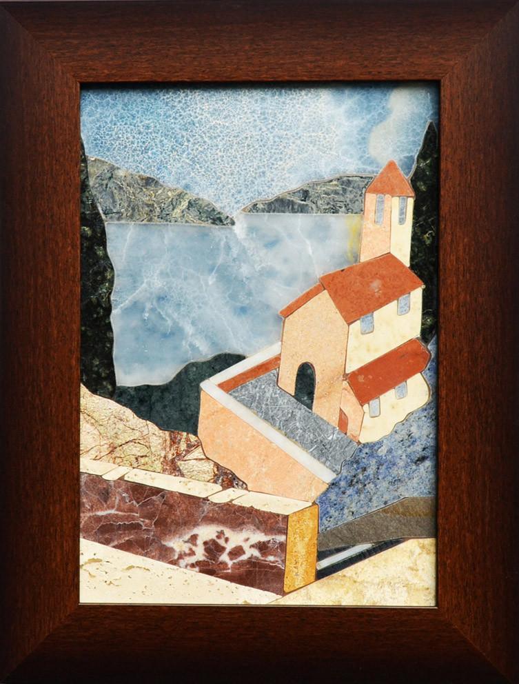 Typical Mediterranean Scene Mosaic