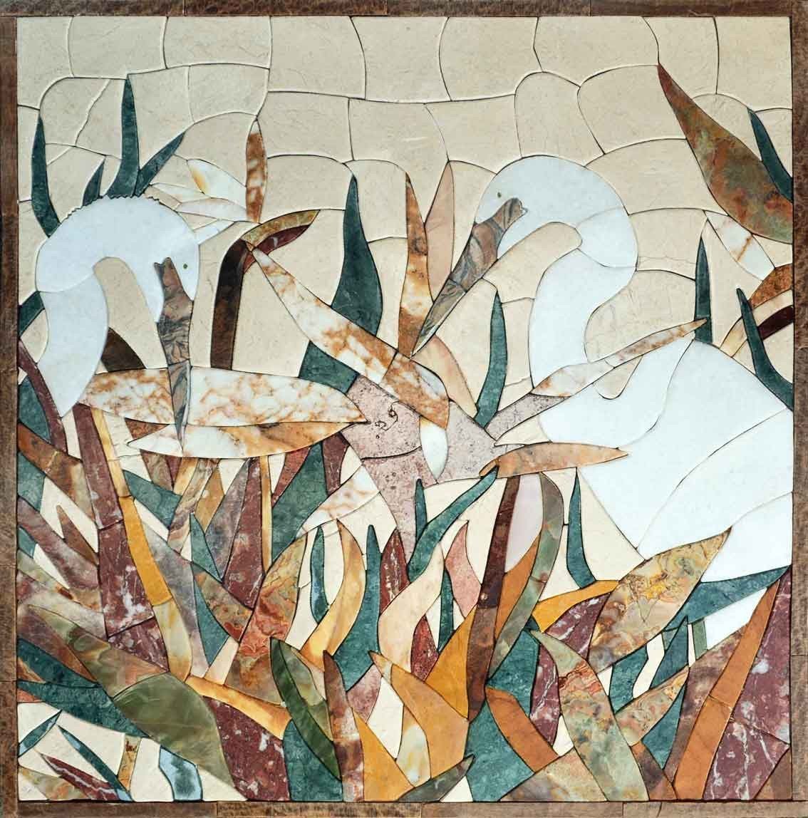 Mosaic Design - Egret Petal