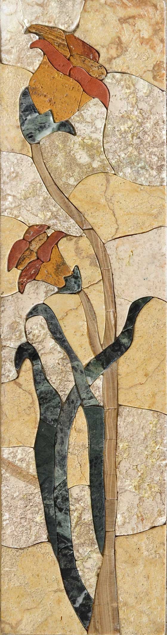 Mosaic Tile Patterns - Contrasting Blossoms