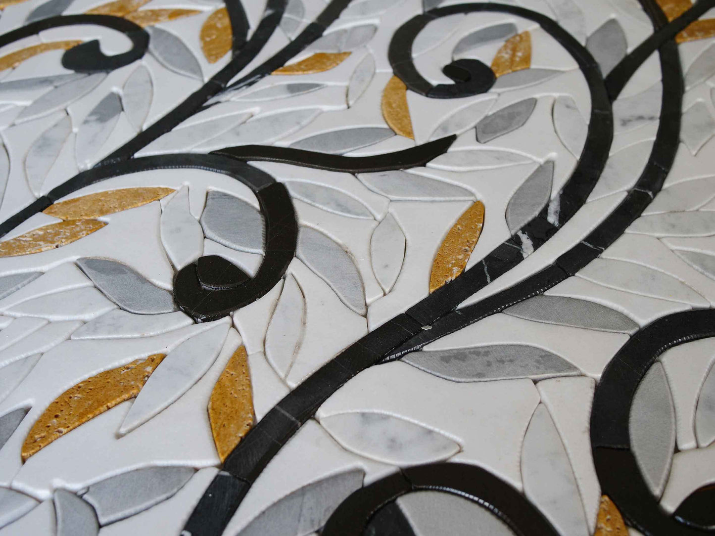 Mosaic Pattern - Floral Leaves