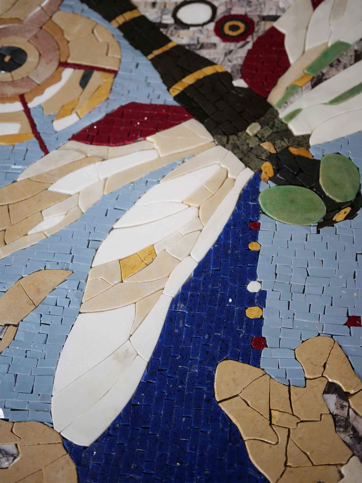 Mosaic Art - Dragonfly Colors