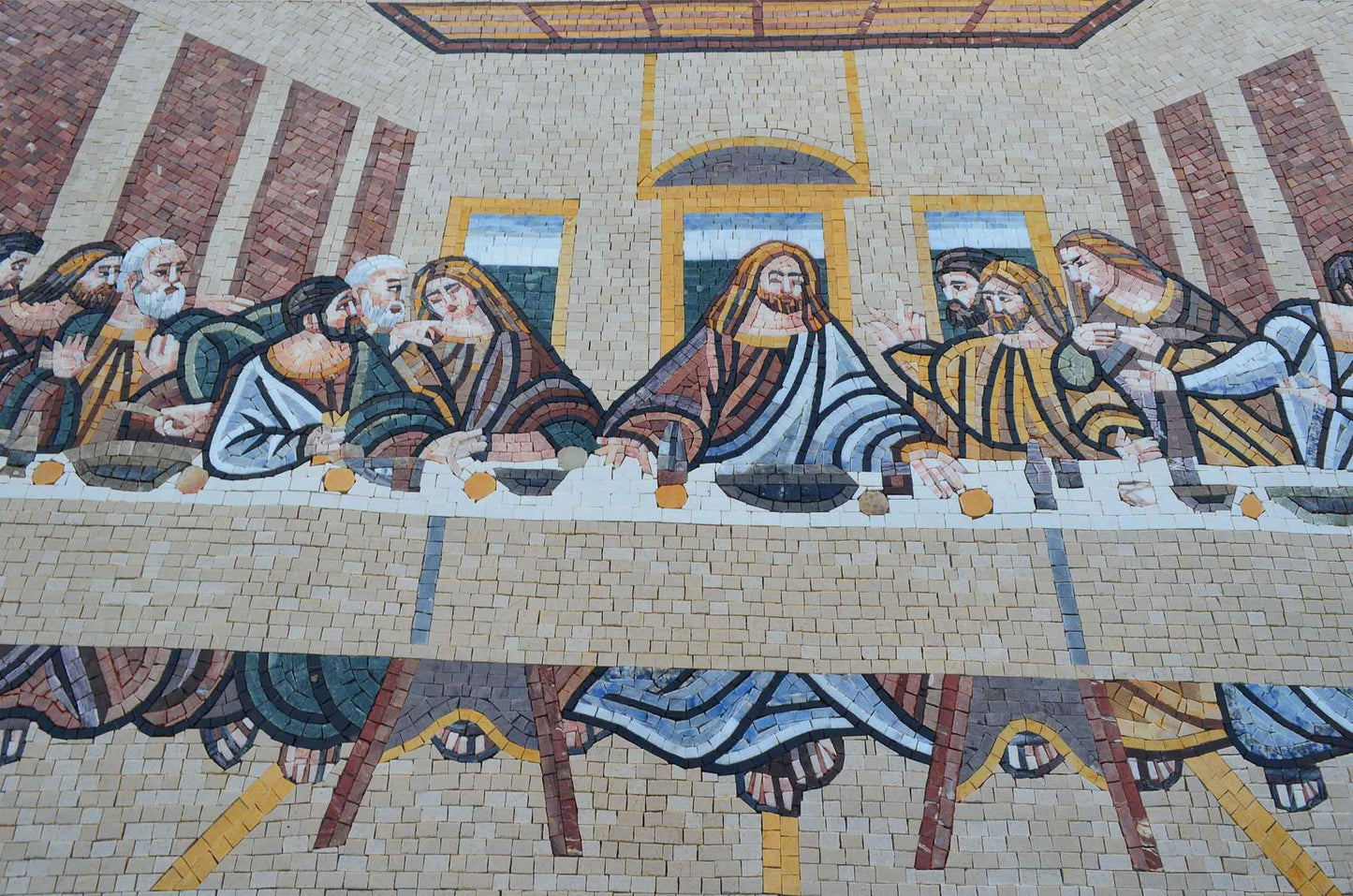 Leonardo da Vinci Last Supper Reproduction Mosaic