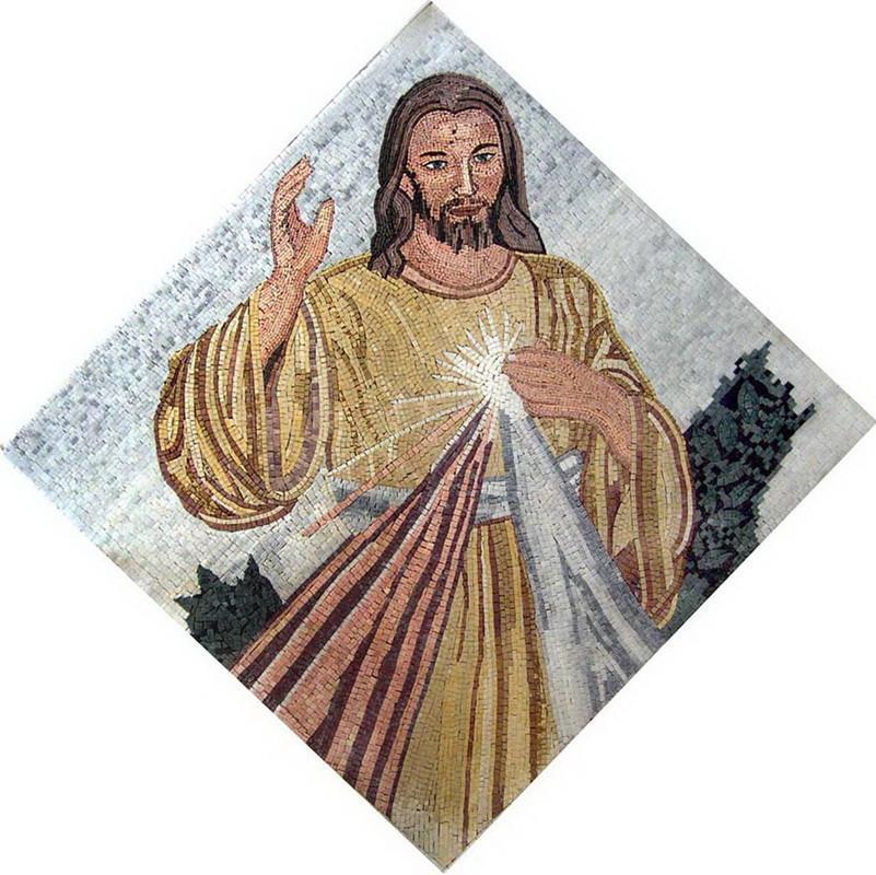 Sacred Heart Mosaic Mural