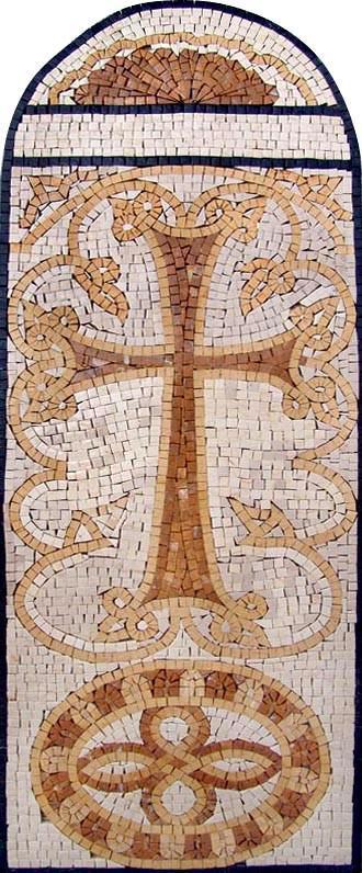 Cross Marble Mosaic