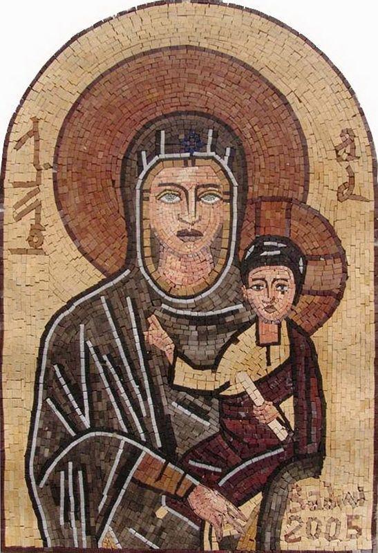 Marble Mosaic Religious Art For Sale