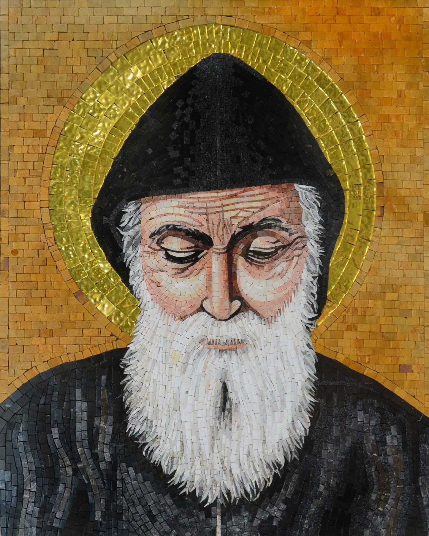 Saint Charbel Mosaic Icon