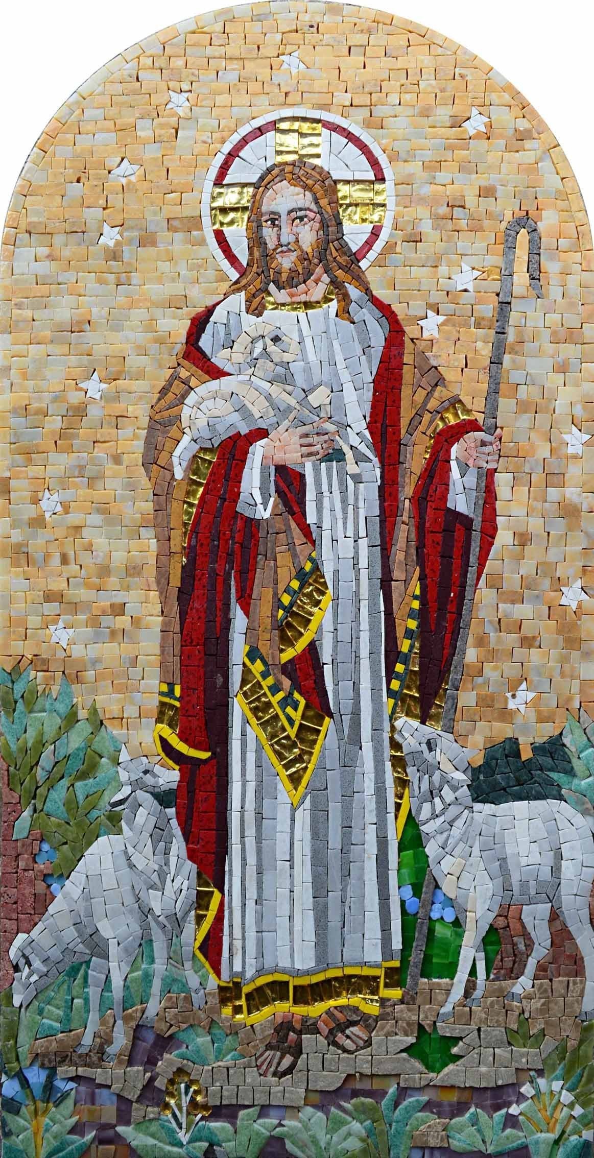Jesus The Shepherd- Custom Mosaics