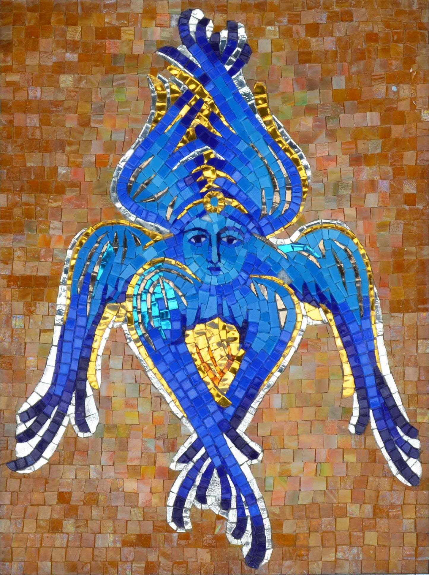 Glass Mosaic Mural - Christian Angel